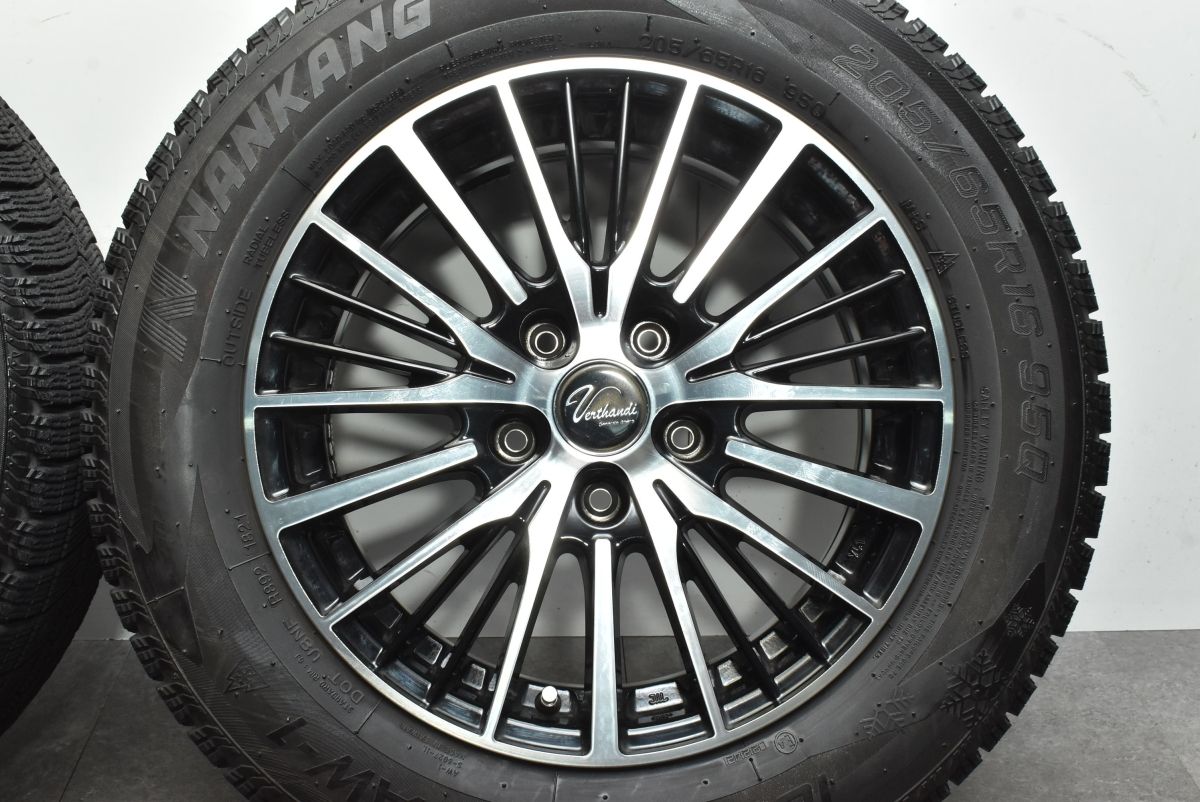 美品】ヴェルサンディ 16in 6.5J +38 PCD114.3 ナンカン アイス 
