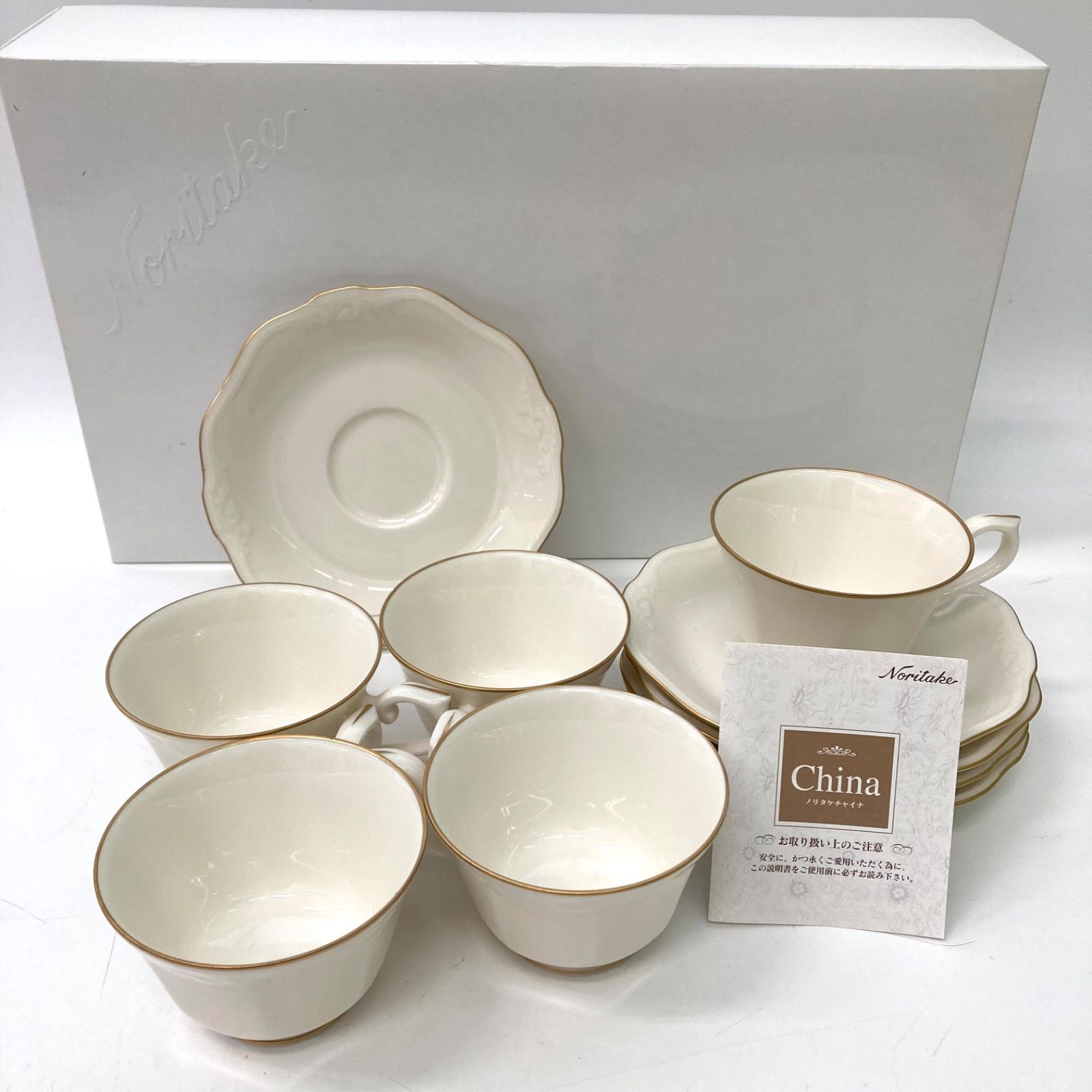 Noritake ファインチャイナ 皿 6枚組 Noritake ノリタケ Noritake ファインチャイナ Fine China ティー