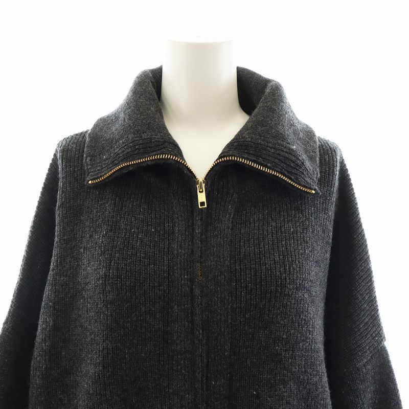 Deuxieme Classe OLBIA ロングジップ ブルゾン 追加OLBIA ロングジップ ブルゾン（ニット/セーター）｜Deuxieme