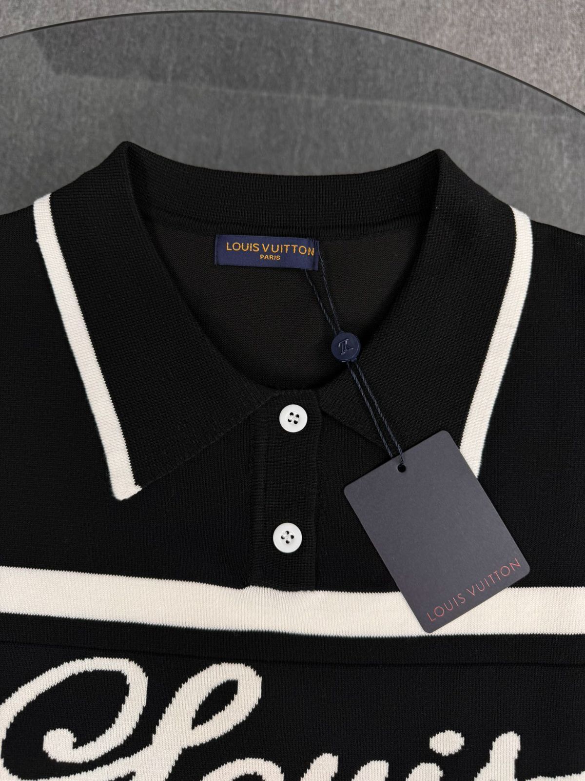 今日特価】Louis Vuitton 25SS ロゴ ニット T シャツ - メルカリ