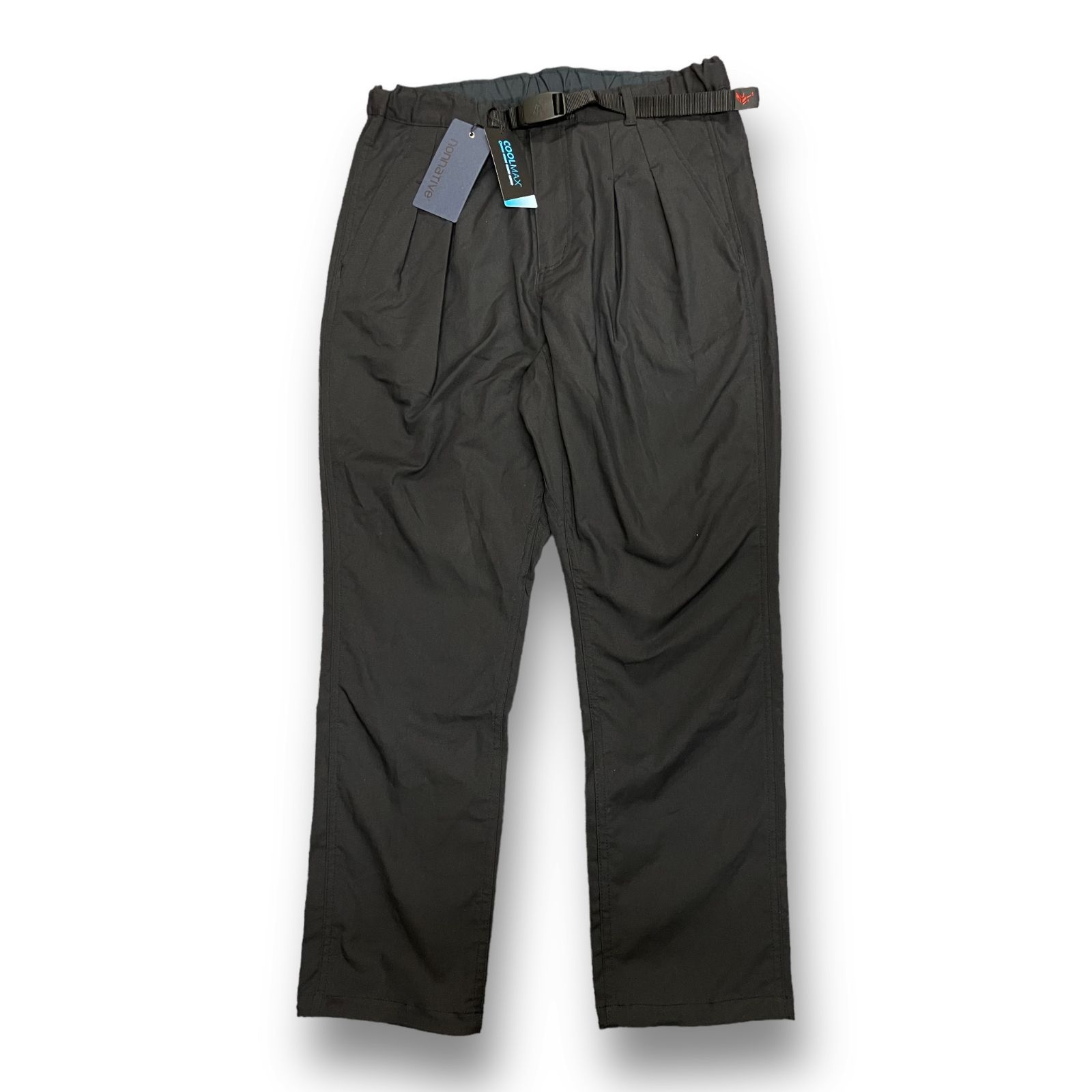 美品 NONNATIVE 21SS WALKER EASY PANTS POLY TWILL STRETCH COOLMAX by GRAMICCI  コラボ ウォーカー イージーパンツ ノンネイティブ グラミチ NN-P3985 ブラック 1 GF3588