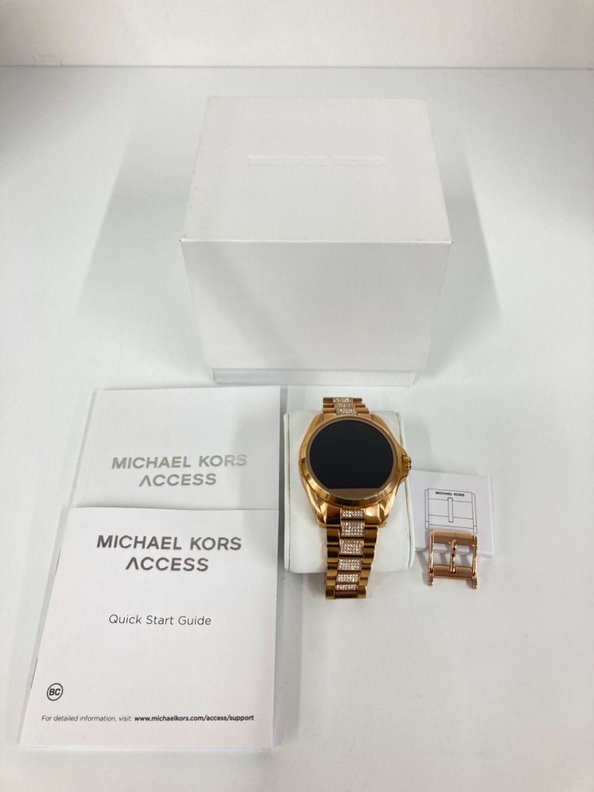 ＋ マイケルコース Michael Kors 腕時計/レディース MKT5018 BRADSHAW ブラッドショゴールド スマートウォッチ 通電未確認 充電器無し  【時計】【3】