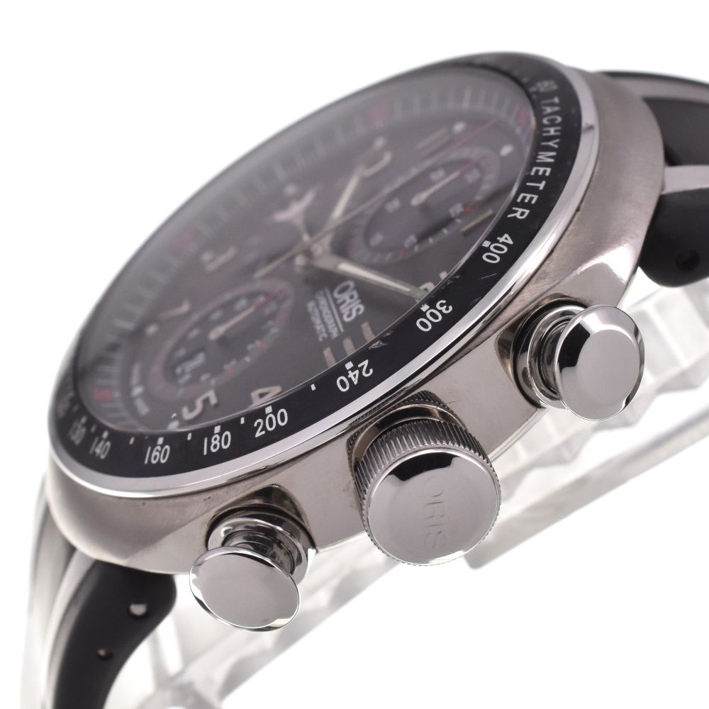 ORIS オリス 7587-72 クロノグラフ チタン 自動巻き メンズ良品