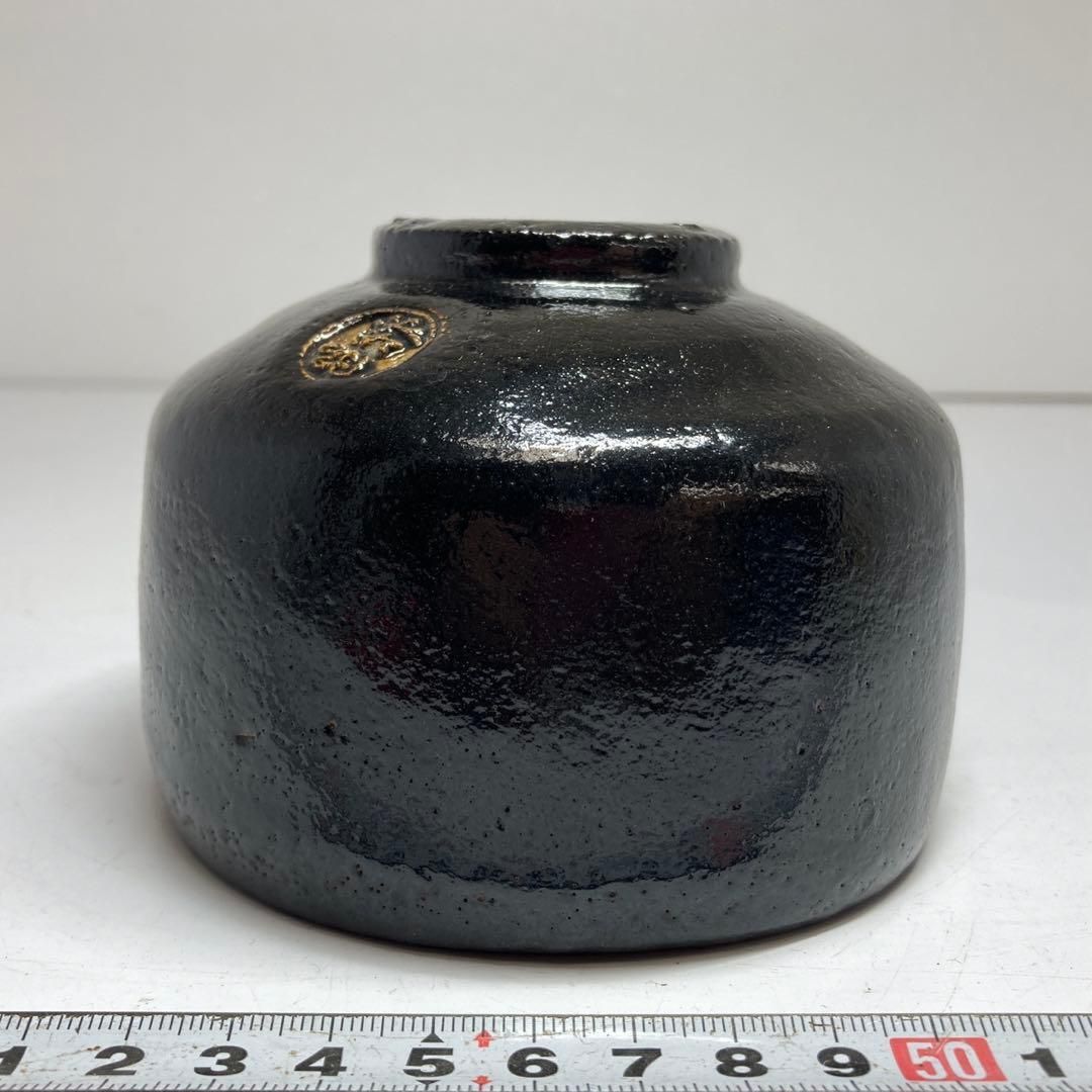 佐々木昭楽 長次郎写 黒楽茶碗 共箱 直径11㎝ 東ま5-1109② 佐々木昭楽 長次郎写 黒楽茶碗 共箱 直径11㎝ 東ま5-1109②