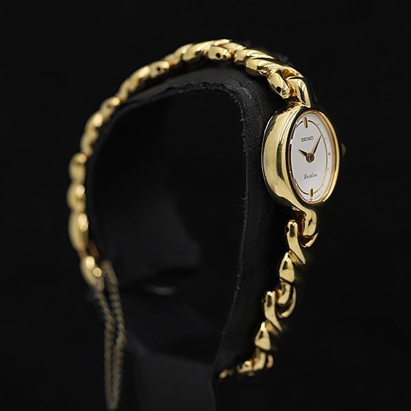 セイコー エクセリーヌ 腕時計　1E20-6220 白文字盤 レディース セイコー QZ エクセリーヌ 1E20-6220 白文字盤 レディース腕時計