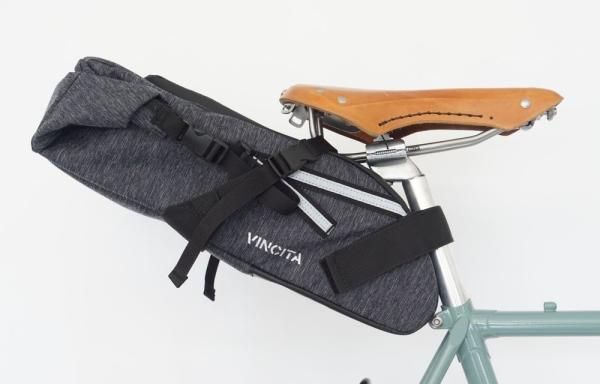【新品・2営業日で発送】VINCITA Strada Bikepacking サドルバッグ C.GREY