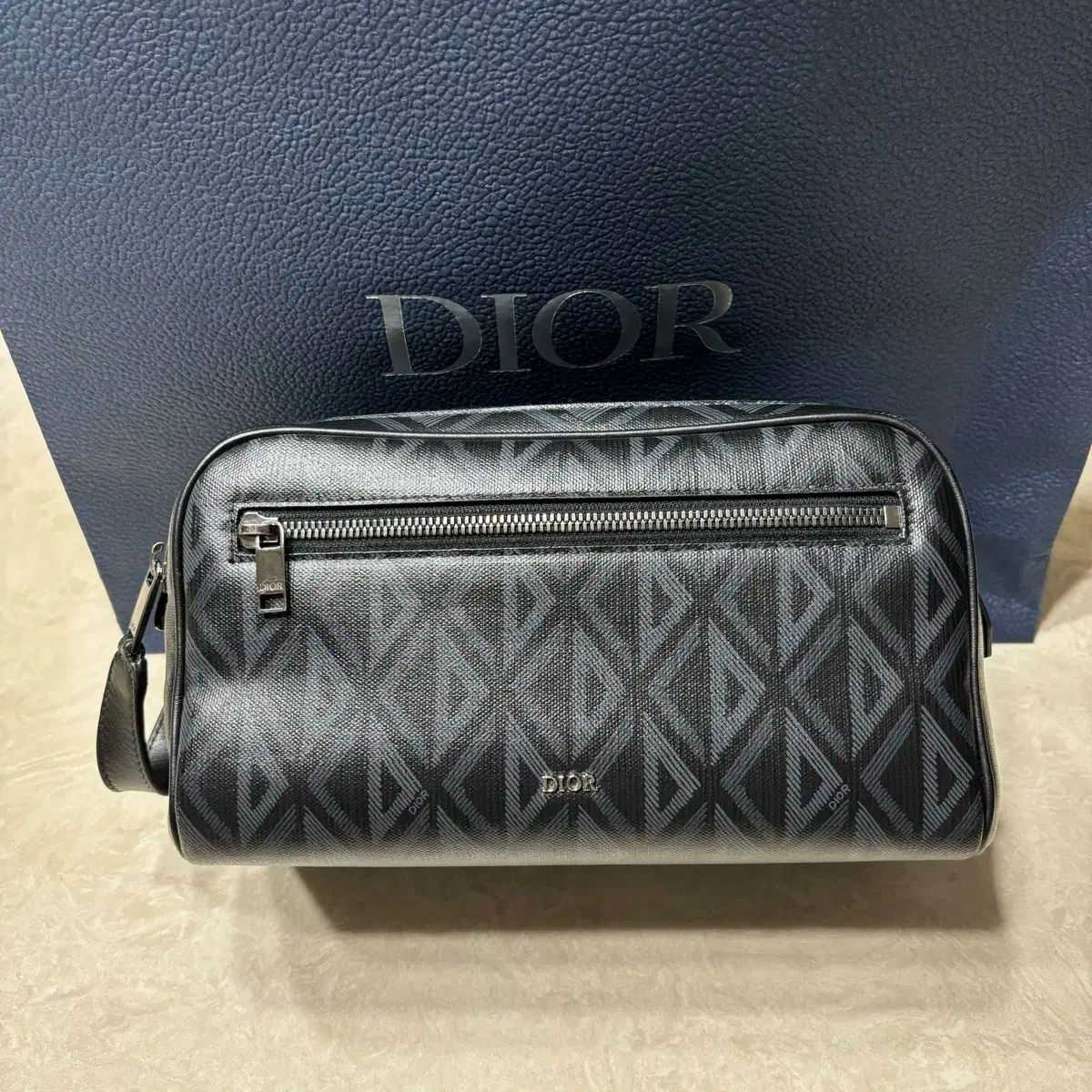 Dior ディオール ダイアモンド トイレタリー ポーチバッグ