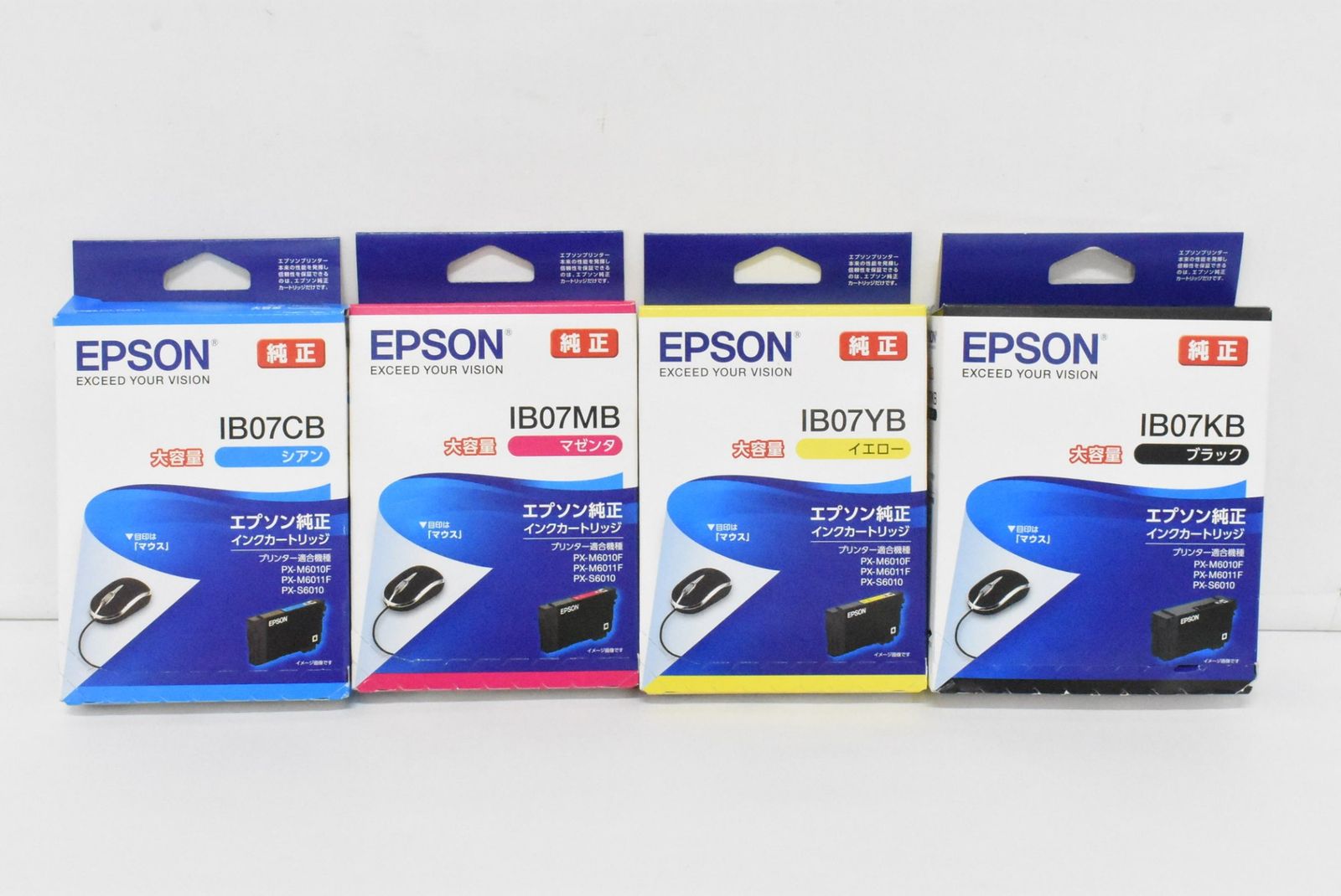 ♥ EPSON 純正 インクカートリッジ IB07CB IB07MB IB07YB IB07KB エプソン ITYG12RVYNI2-D-F077-byebye