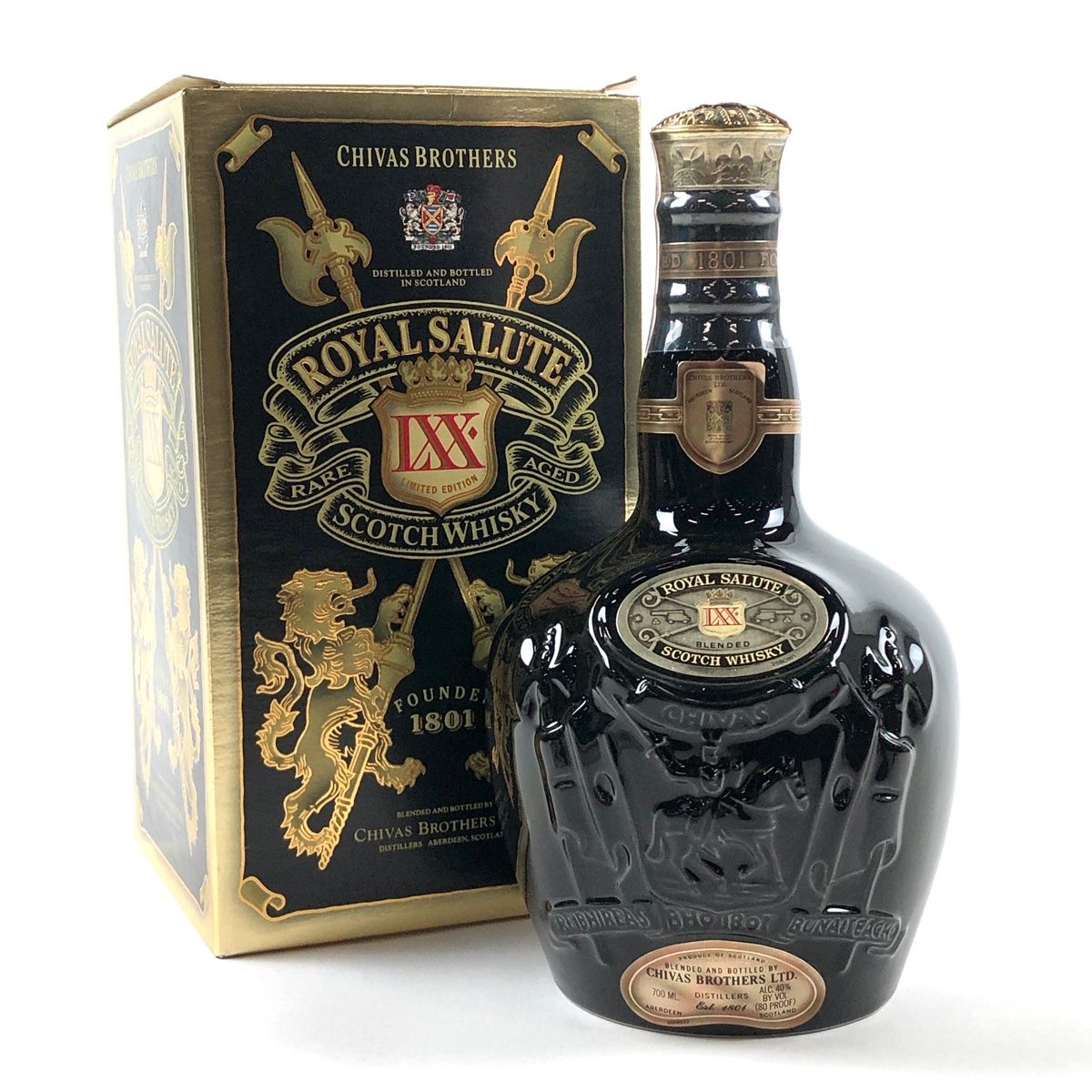 シーバスブラザーズ CHIVAS BROTHERS ロイヤルサルート LXX 21年 黒