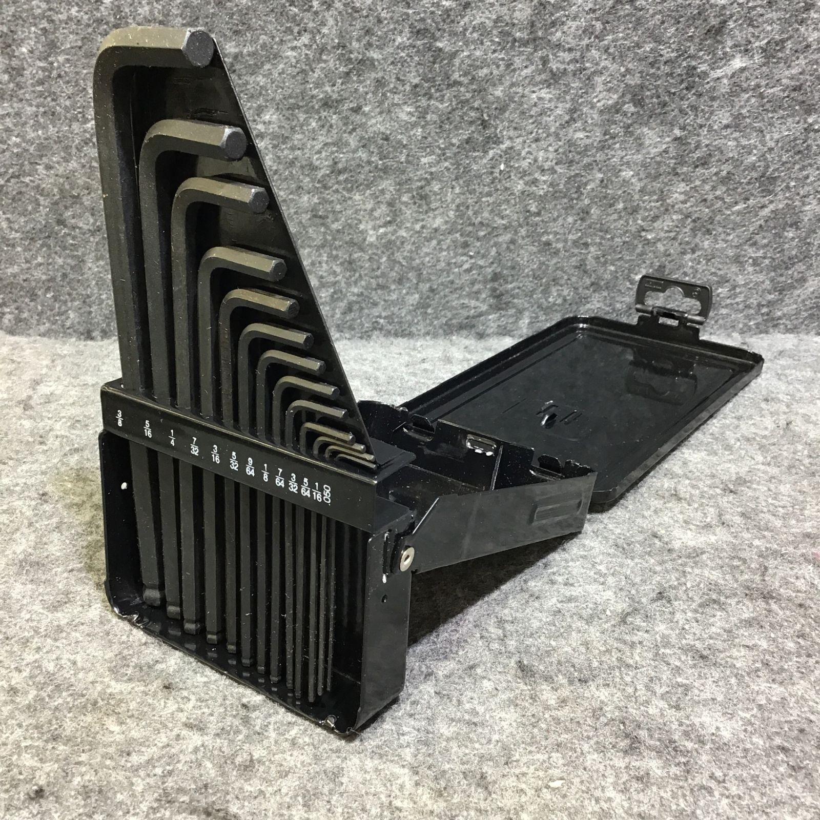 【美品中古】 ボンダス インチ 6角棒レンチ 13本セット 0.05～3/8
