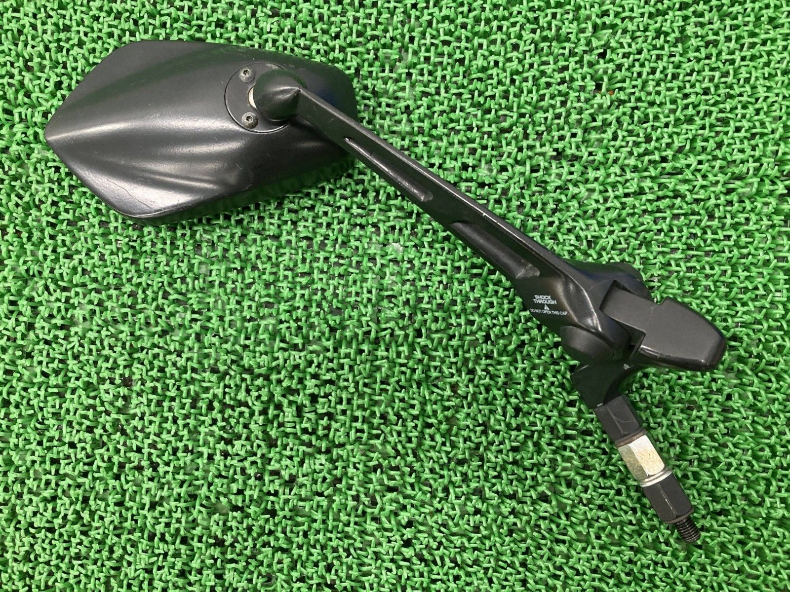 ナポレオン製ドゥカティ ミラー 片側 社外 バイク 部品 正10mm モンスター レイセーブ シャークミラー 割れ欠け無し Ls