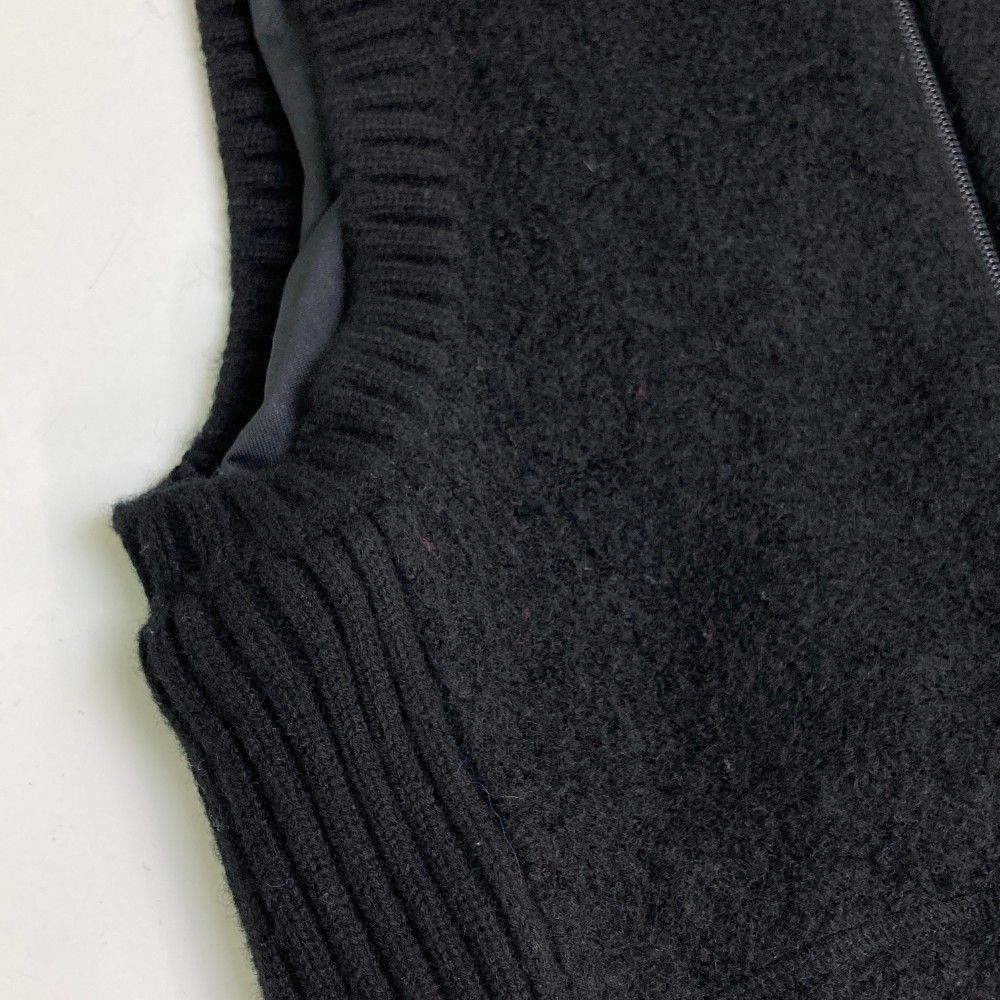 新品♡未使用　WAAC  中綿ノースリーブアウターサイズ2 黒 25SS】WOMEN シーズナルニットプルオーバー ブラック