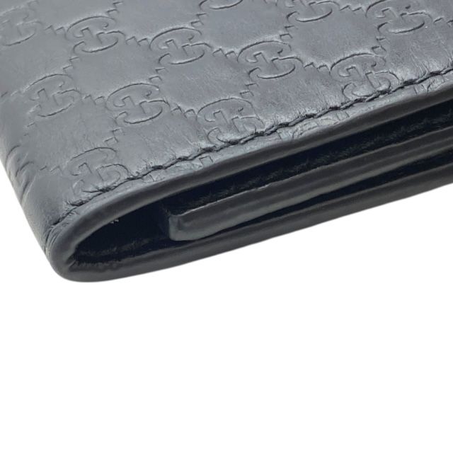 グッチ 150402 6連 キーケース キーフック マイクログッチシマ コンパクト レザー ブラック 黒 GUCCI メンズ 上品な印象 感あるデザイン シンプルで洗練された佇まい NEXPOTALLINN_EU
