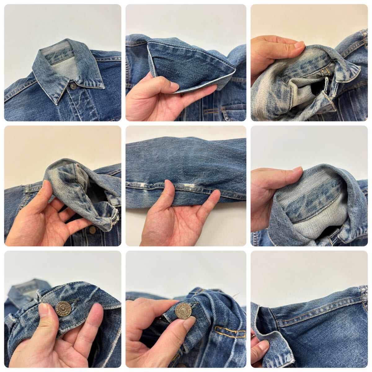 50s Vintage LEVI'S 507xx 2nd BIGE ヴィンテージ リーバイス セカンド