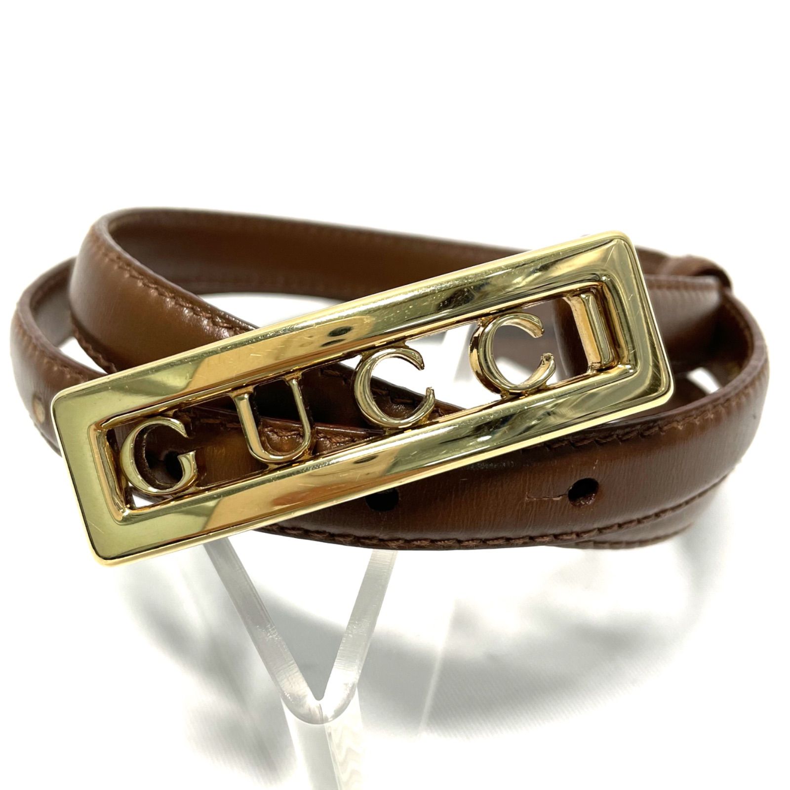 GUCCI レザー ベルト 70-28 GUCCI レザー ベルト 70-28 GUCCI(グッチ) / オールド/ホース