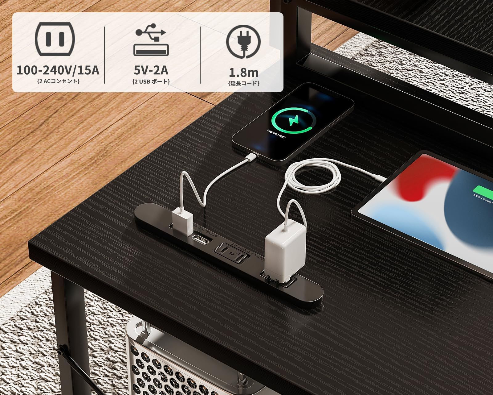 【Sunon】電動昇降デスク（120x60cm）メモリー機能付き ダークオーク Amazon.co.jp: Sunon 電動昇降式デスク 2モーター付き 一枚板 幅