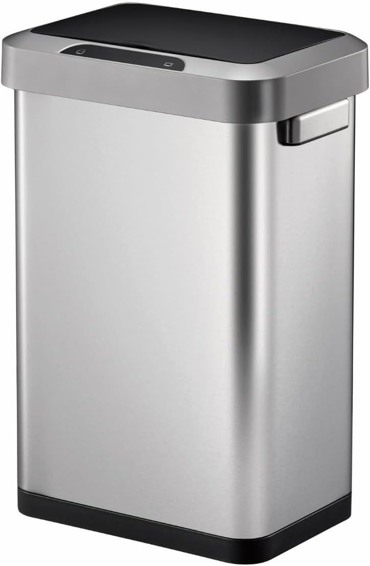 シルバー 45L ホライゾンセンサービン ふた付き 自動開閉 インナーボックス無し ゴミ箱 EK9262MT-45L EKO