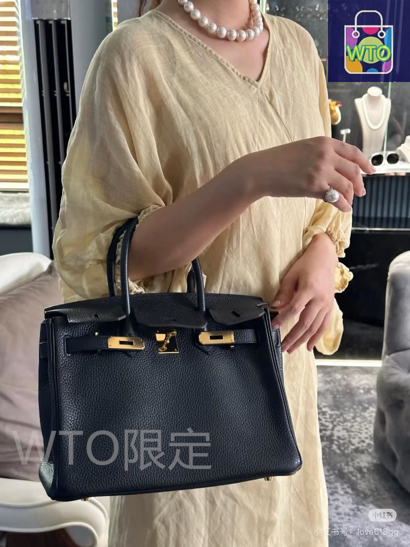 レディース ハンドバッグBirKinバ ーキン ブラック-WT0輸入