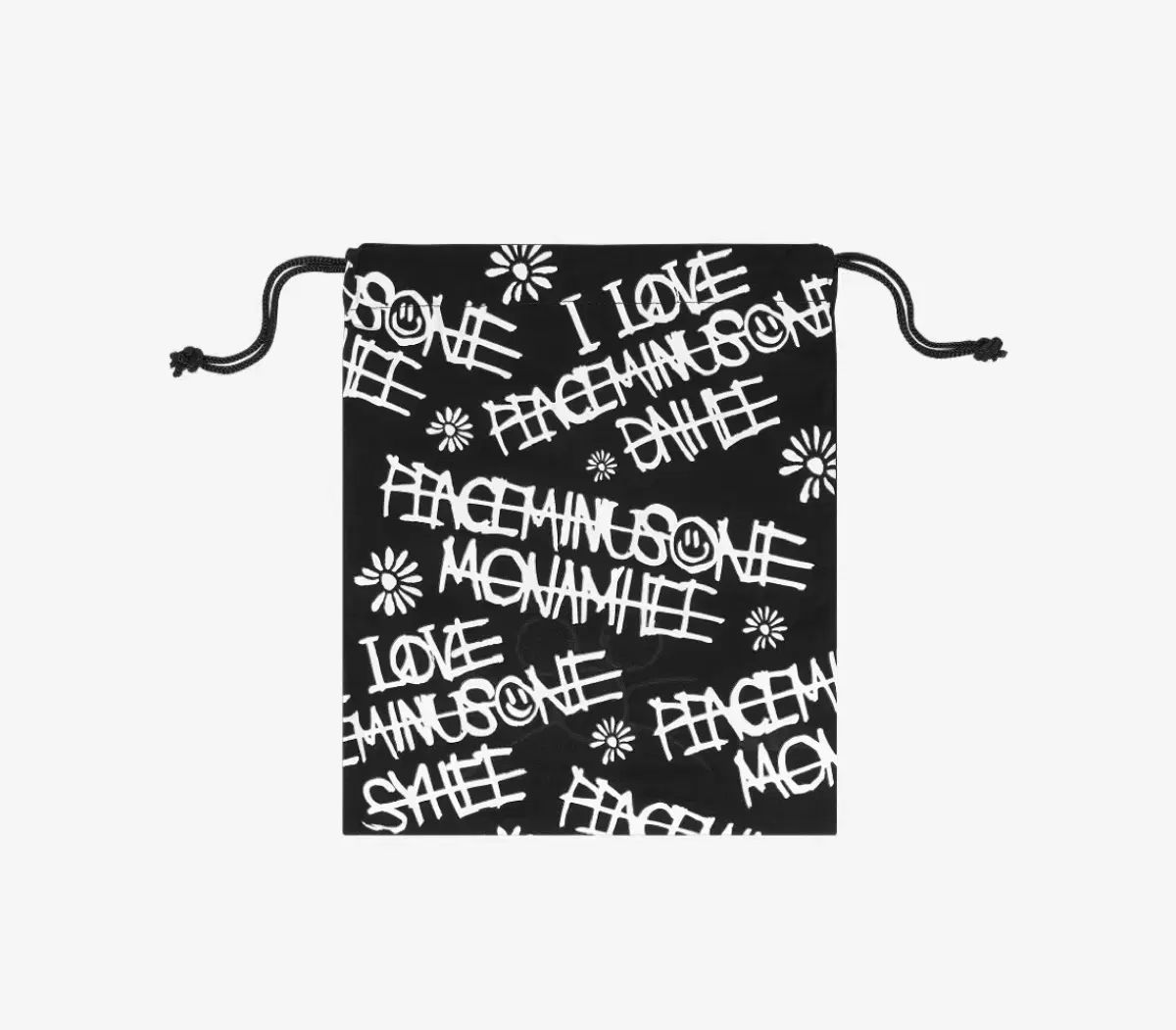 monamhee モナムヒ ピースマイナスワンコラボ キーリング 白黒バッグ3