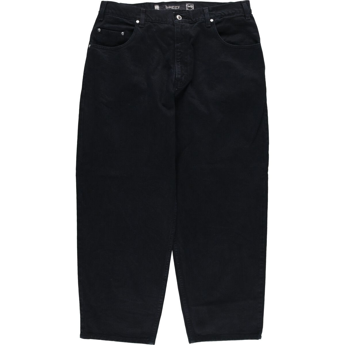 古着 00年代 リーバイス Levi's SILVER TAB シルバータブ BAGGY バギー ブラックデニム テーパードデニムパンツ メンズw37相当/evb009801