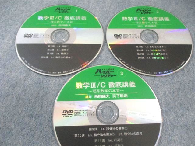 日本インターアクト ハイパーレクチャー 数学III・C徹底講義 未開封あり 未使用品 計2冊 DVD5巻付 西岡康夫他 095M0D 日本インターアクト ハイパーレクチャー 数学III・C徹底講義 未
