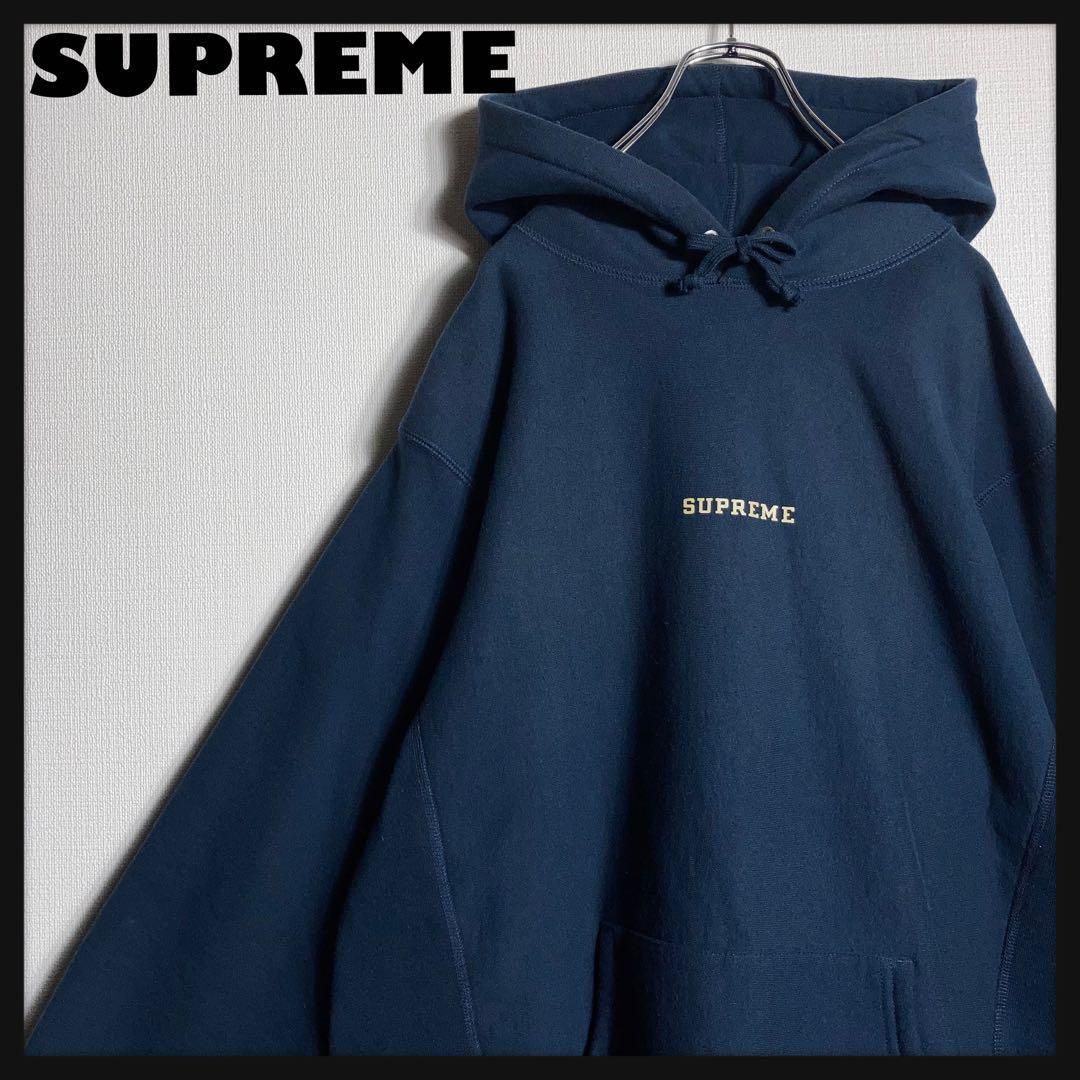 希少XLサイズ‼︎】シュプリーム 刺繍ロゴパーカー オーバーサイズ