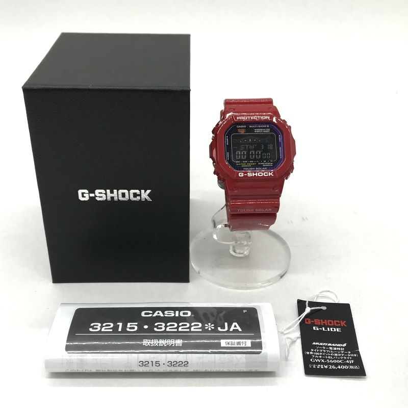 CASIO G-SHOCK 腕時計 美品 GWX-5600C-4JF ウォッチ ソーラー G 