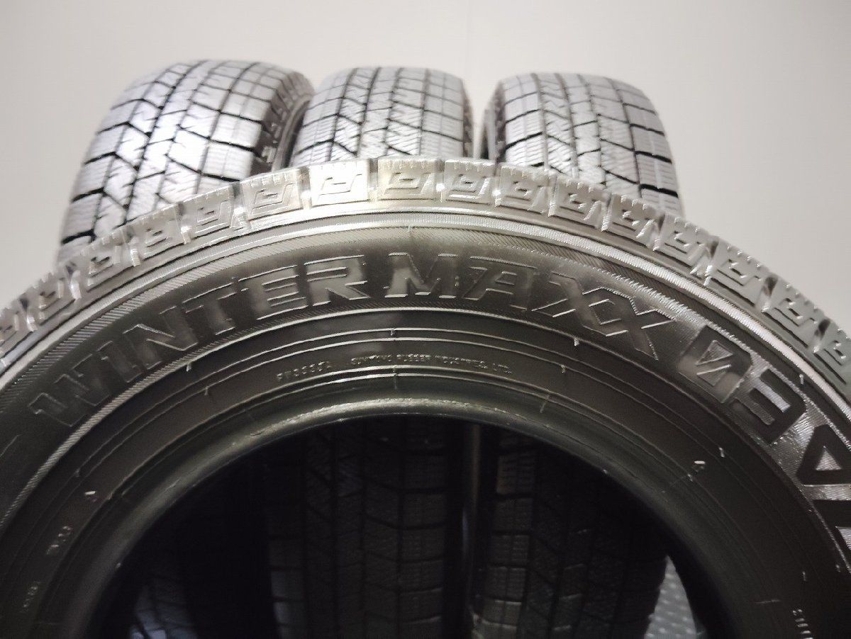 DUNLOP WINTER MAXX WM03 155 80R13 13インチ スタッドレス 4本 20年製 バリ溝 ヴィッツ パッソ ブーン プラッツ ワゴンR等 KTF362 FFCRYSTALESIA_COM