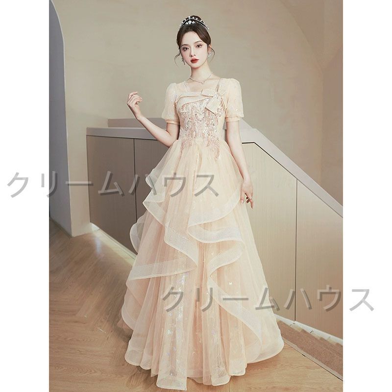 【新品未使用】結婚式　二次会　食事会　お呼ばれ　パーティードレス　M 楽天市場】【5980円→3980円】ドレス結婚式 パーティードレス