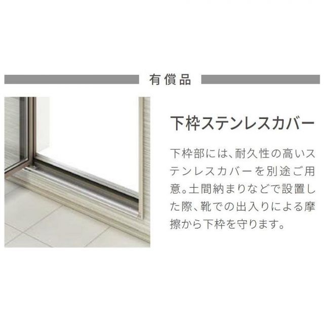 採風勝手口ドアFS サーモスA / 一般複層ガラス仕様 在来工法 07418 W 