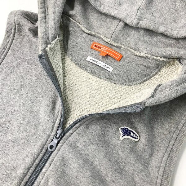 BEAMS GOLF ビームスゴルフ フード付 スウェット ジップベスト L