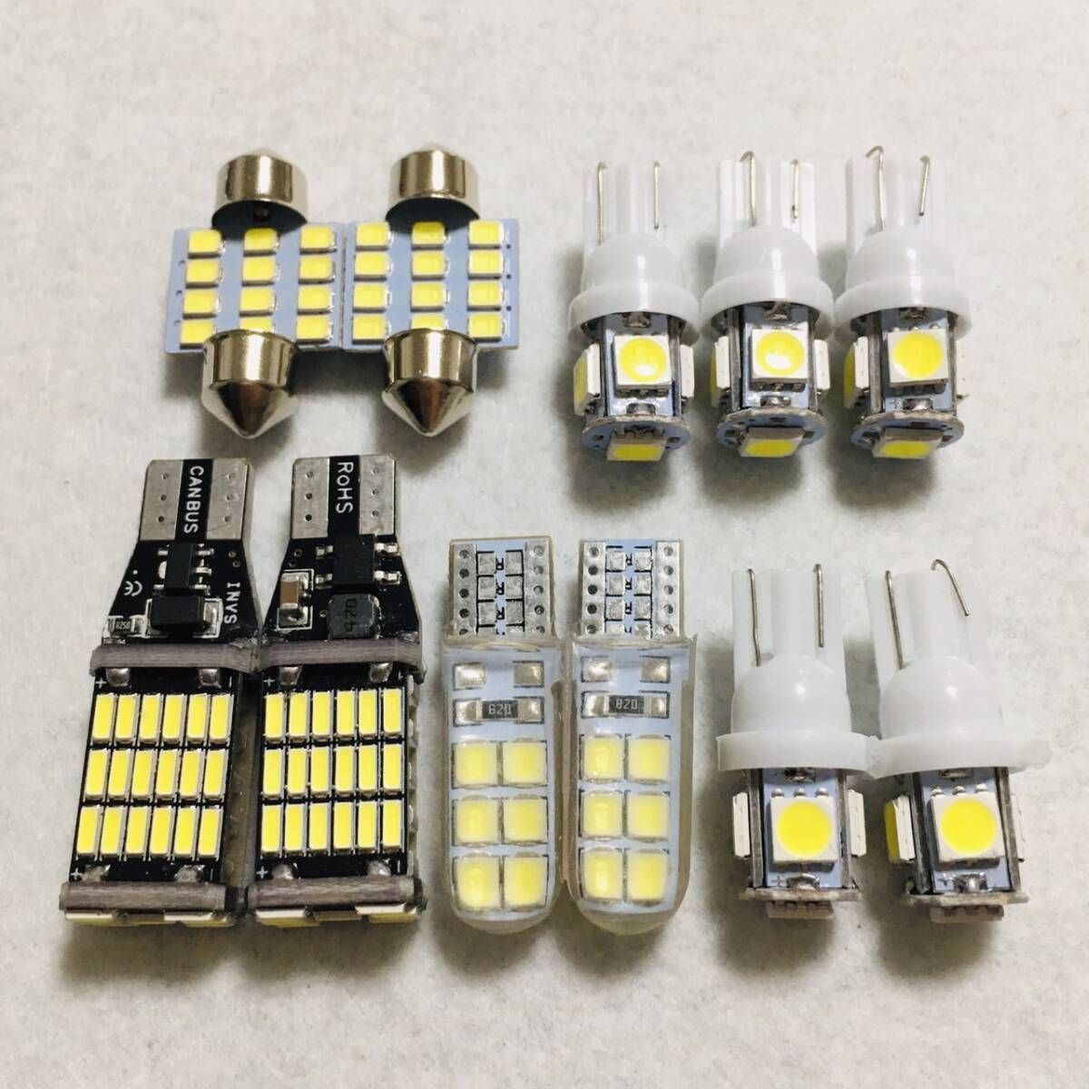 明るい！11個セット!タントカスタム L375S/L375/L385/L385S T10 LED 室内灯 バックランプ ナンバー灯 ルームランプ  ダイハツ カー用品 - メルカリ