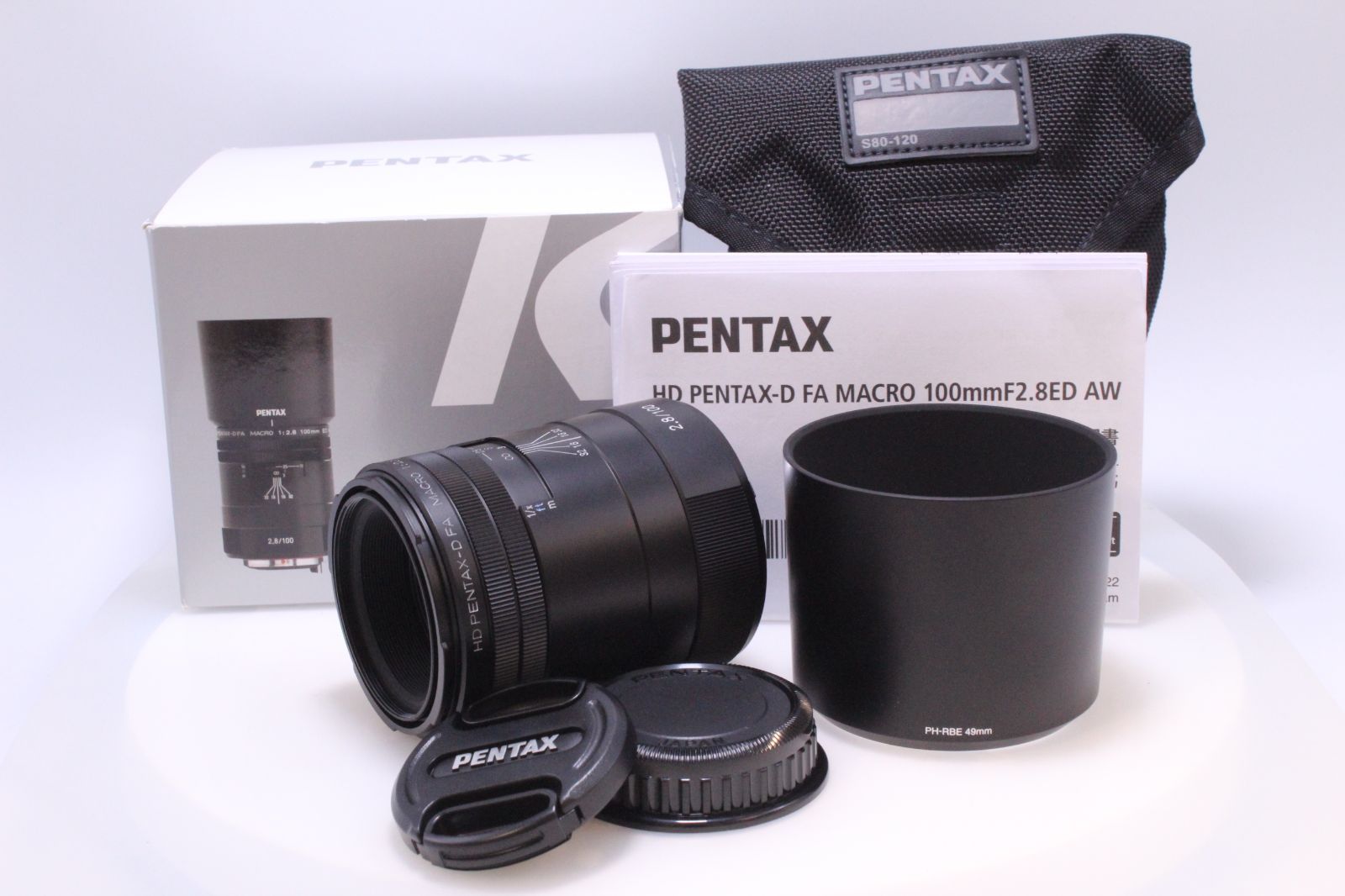 超 PENTAX HD PENTAX-D FA MACRO 100mm F2.8 ED AW ブラック望遠マクロレンズ フルサイズ対応