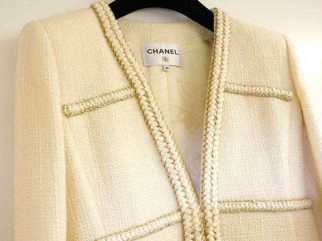 CHANEL シャネル P56911 V30555 □ ココボタン サイズ34 ツイード