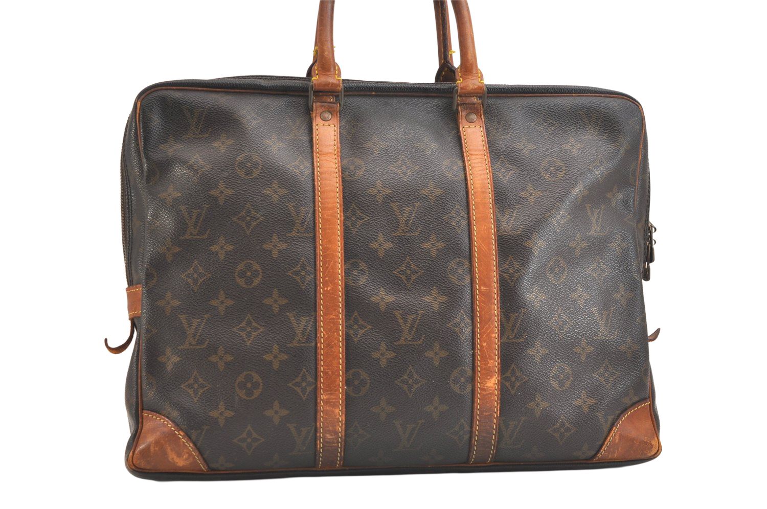 LOUIS VUITTON ルイヴィトン モノグラム ポルトドキュマン ヴォワイヤージュ M53361 ブリーフケース 2452N