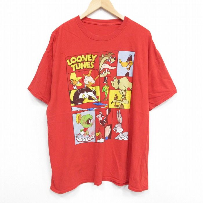 XL/古着 半袖 Tシャツ メンズ ルーニーテューンズ タズ マービン