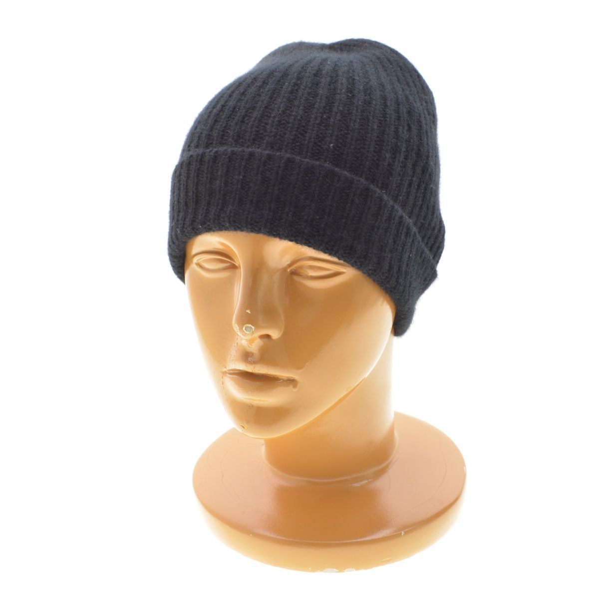 【WilliamBrunton】カシミヤ リブワッチニットキャップ