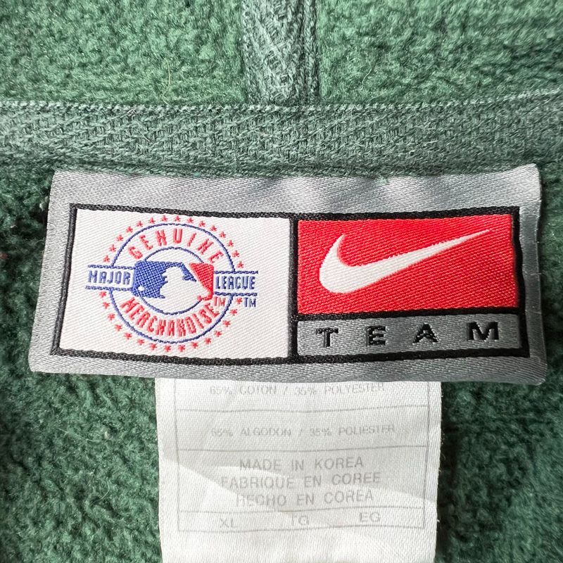 00s NIKE MLB アスレチックス センター スウォッシュ スウェット