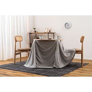 こたつ布団 単品 約209×209cm グレー 薄手 薄掛け コタツ布団 こたつ本体別売 生活雑貨 日用雑貨 冬支度 寒さ対策