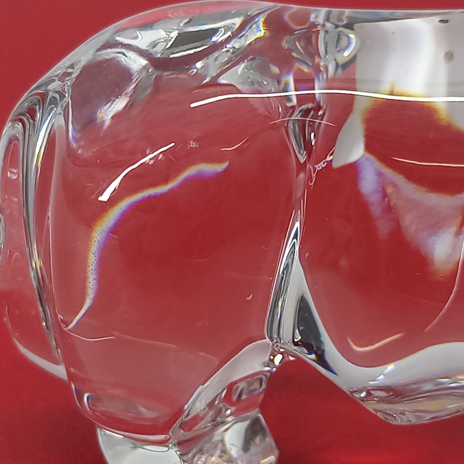 Baccarat クリスタルガラス バカラ　干支　羊 バカラ 干支シリーズ 羊 置物 クリスタル オーナメント フィギュ