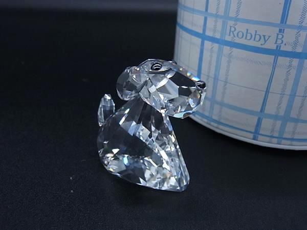 □新品同様□ SWAROVSKI スワロフスキー 840908 ドッグ 犬 クリスタル