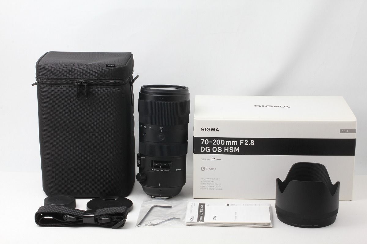 シグマ SIGMA 70-200mm F2.8 DG OS HSM Sports ニコンF用 付属品完備 元箱 45572