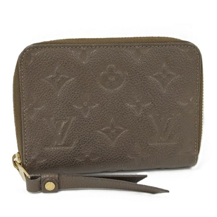 LOUIS VUITTON コインケース ポルトフォイユスクレットコンパクト ブラウン モノグラムアンプラント M60386