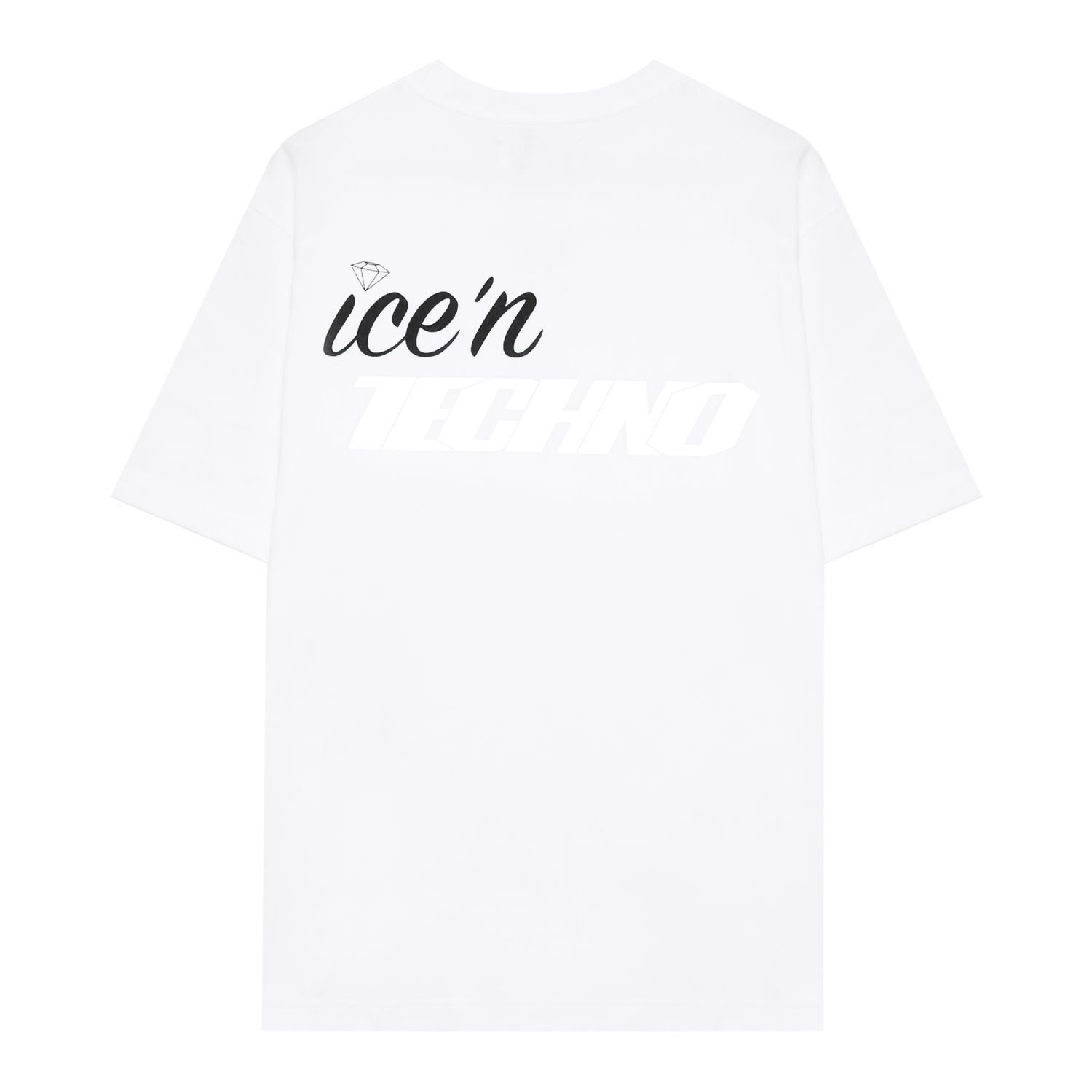 ICE & TECHNO (アイス アンド テクノ) ICE'N TECHNO LOGO TEE (WHITE