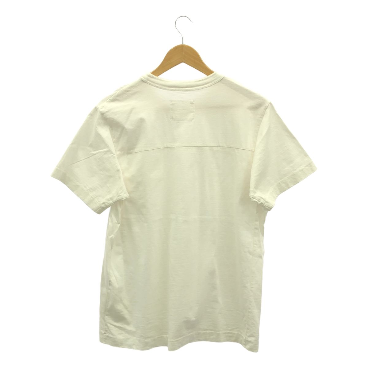 sacaiホワイト Tシャツ 五分袖 ポケット付き sacaiホワイト Tシャツ 半袖 ポケット付き レース裾 - メルカリ
