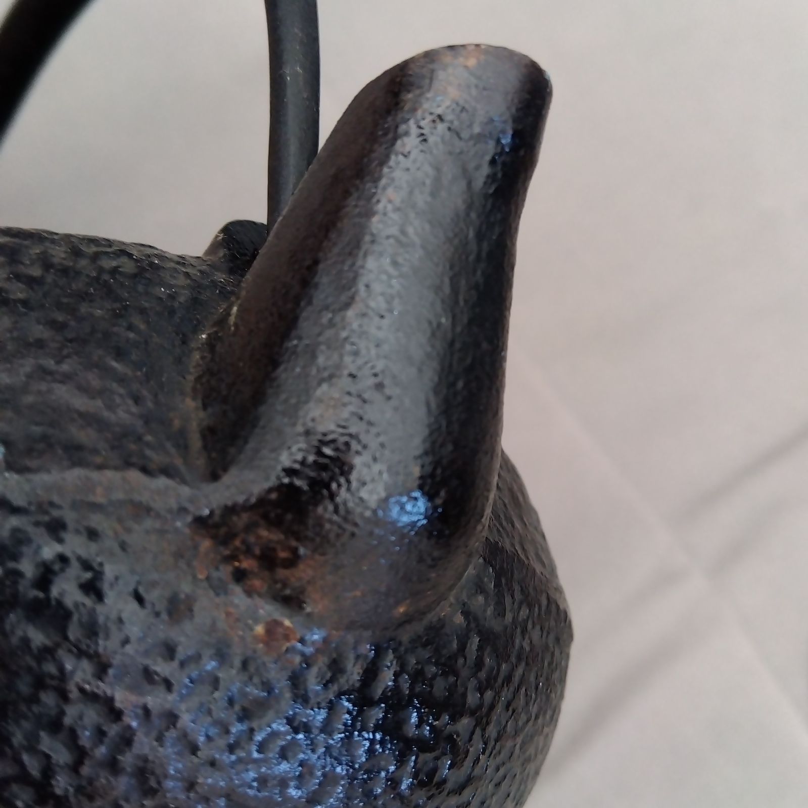 南部鉄器 鉄瓶 急須 鉄製 松葉文様 茶道具 A523 - メルカリ