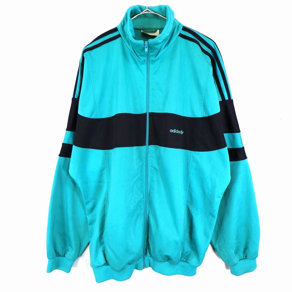 80年代 adidas アディダス トラックジャケット Y2K 万国旗タグ 