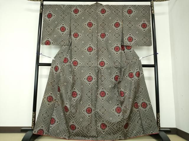 平和屋着物○本場大島紬 龍郷絣 花菱文 正絹 逸品 DAAS3665ps - メルカリ