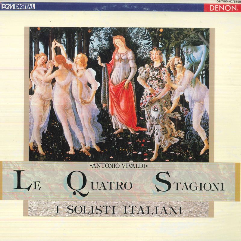 LP イタリア合奏団 ヴィヴァルディ 四季 作品8 No1 - 4 OZ7180ND
