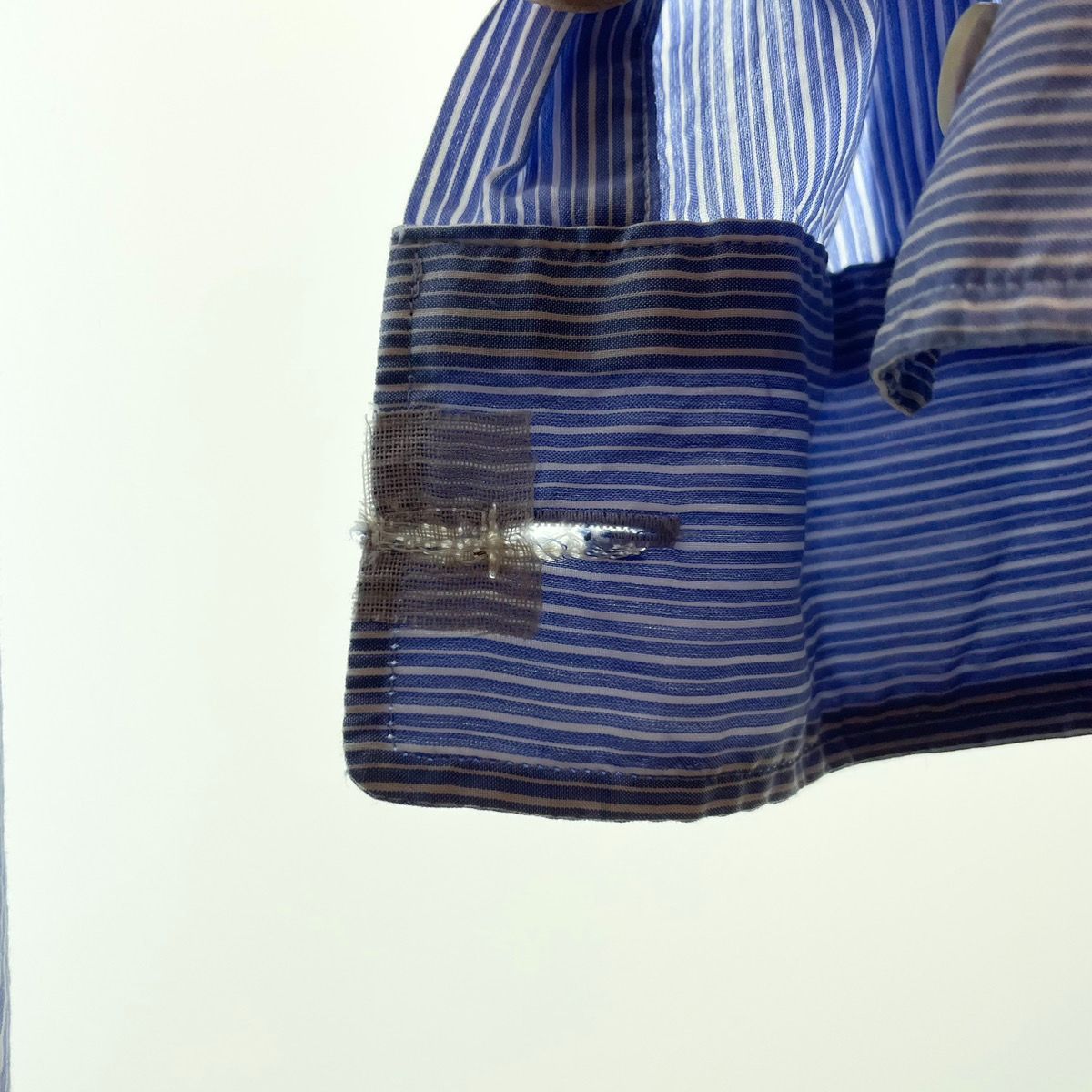 オーラリー AURALEE 19SS FINX SILK STRIPE SHIRTS フィンクス シルク 